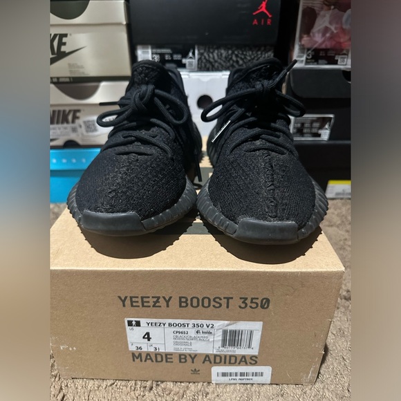 adidas Yeezy Boost 350 V2 (Black Red) - Picture 5 of 5